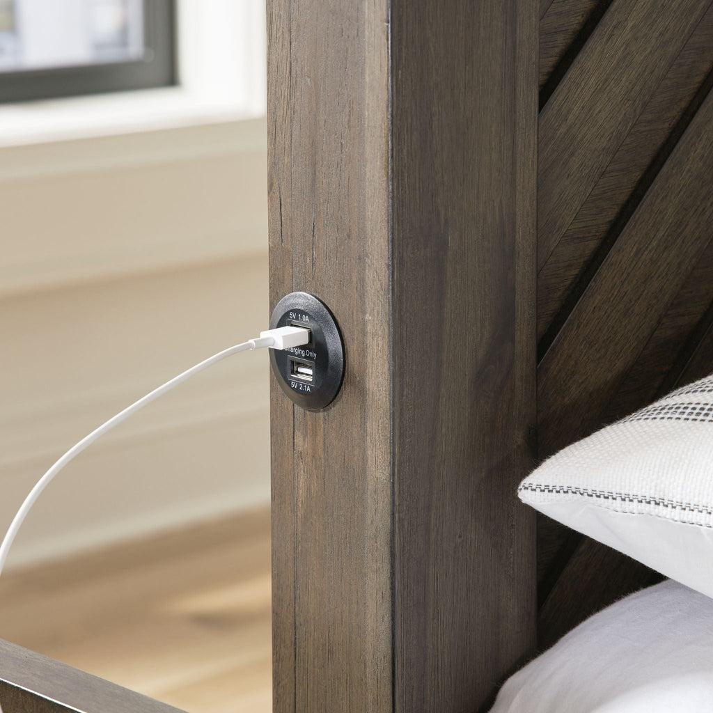 Lit à panneaux Queen Arkenton