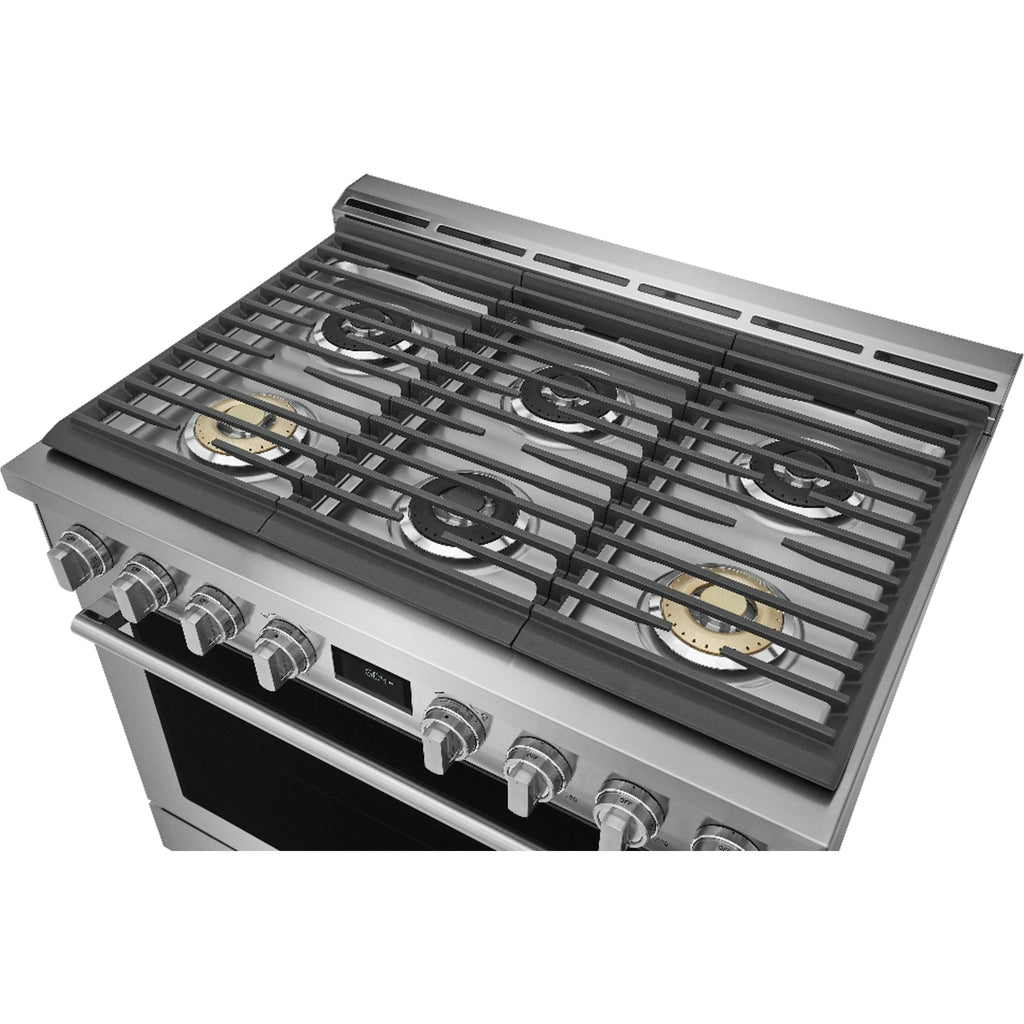 Cuisinière à gaz Electrolux (ECFG3668AS) - Acier inoxydable