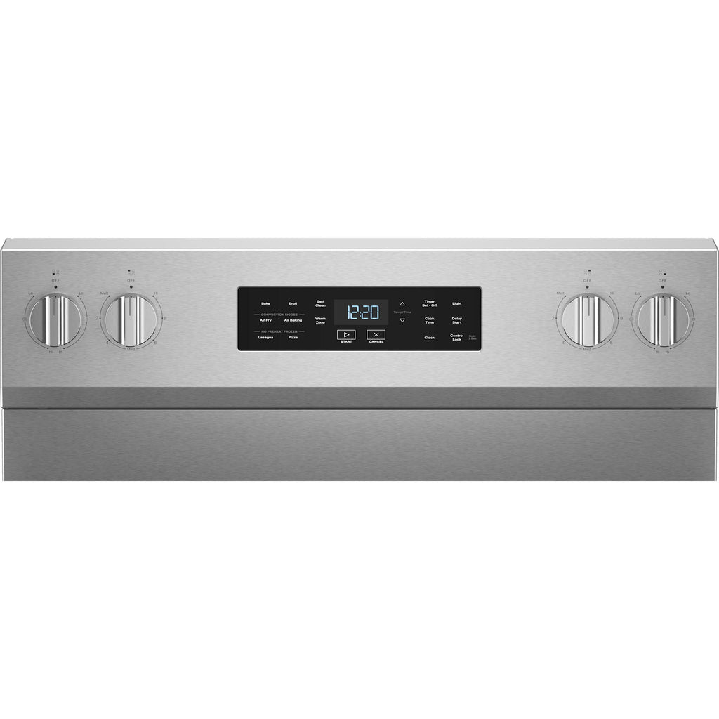 Cuisinière électrique Whirlpool 30 po (YWFES5730SZ) - Acier inoxydable résistant aux traces de doigts