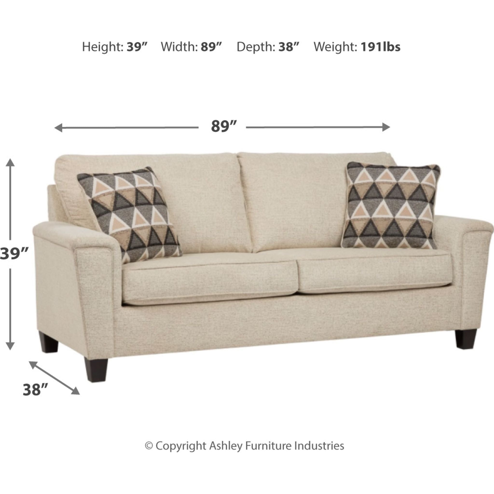 Canapé-lit Queen Abinger