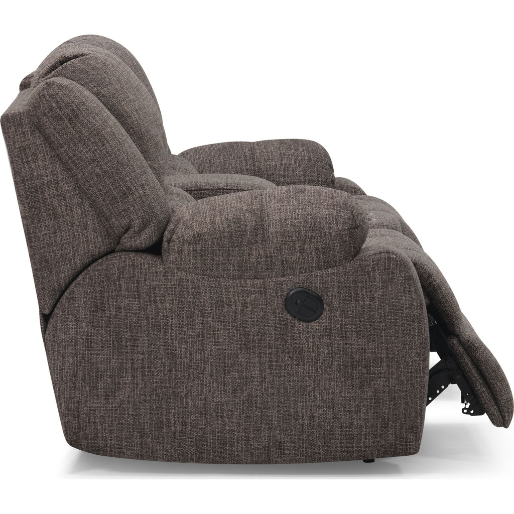 Causeuse inclinable électrique Mira avec console - Ardoise pavée