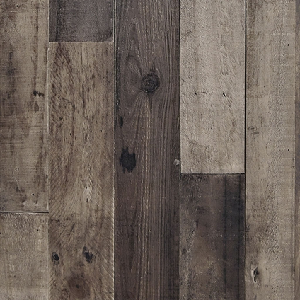 Lit à panneaux Derekson - Gris multicolore