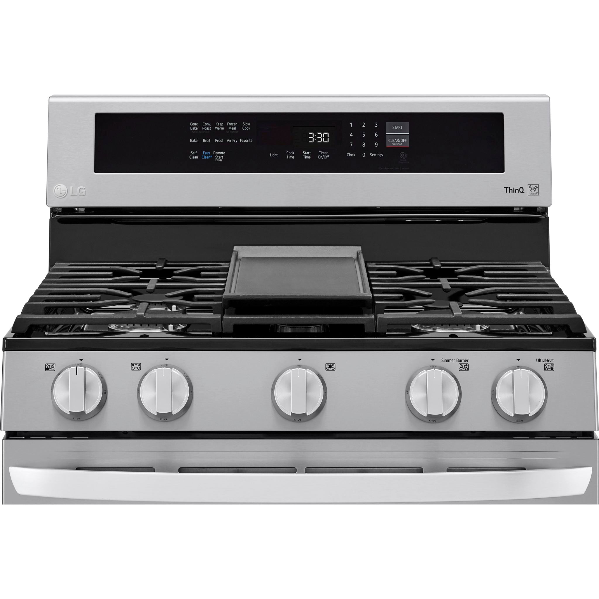 Cuisinière à gaz LG (LRGL5825F) - Acier inoxydable