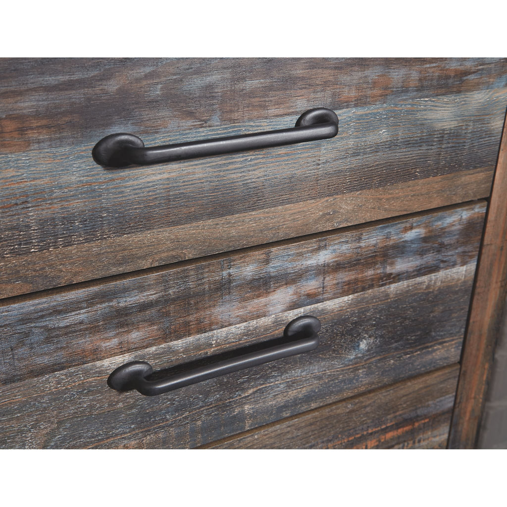 Chambre à coucher avec rangement Drystan 5 pièces pour très grand lit - Multi