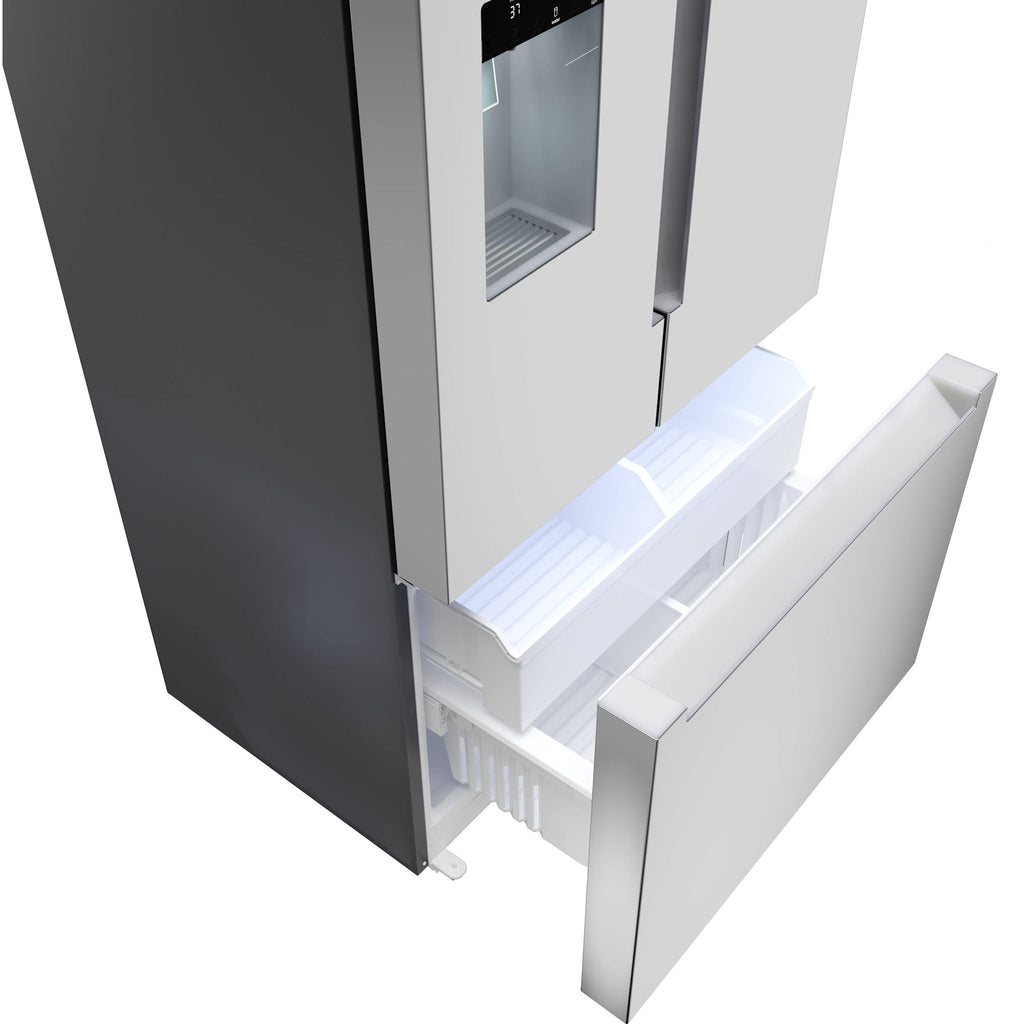 Réfrigérateur à portes françaises Bosch (B36CD10ENS) - Acier brossé anti-traces de doigts