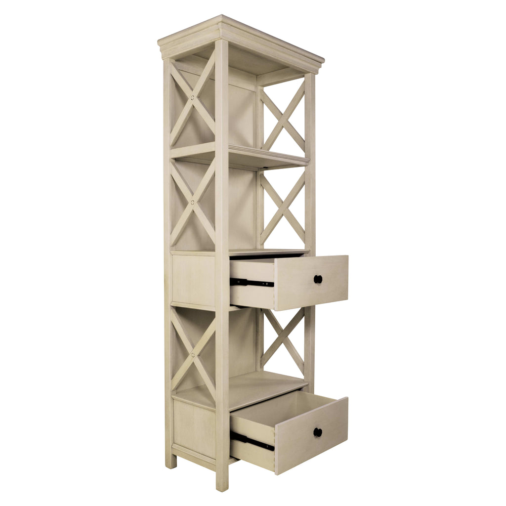 Vitrine Bolanburg - Blanc antique - (D647-76)