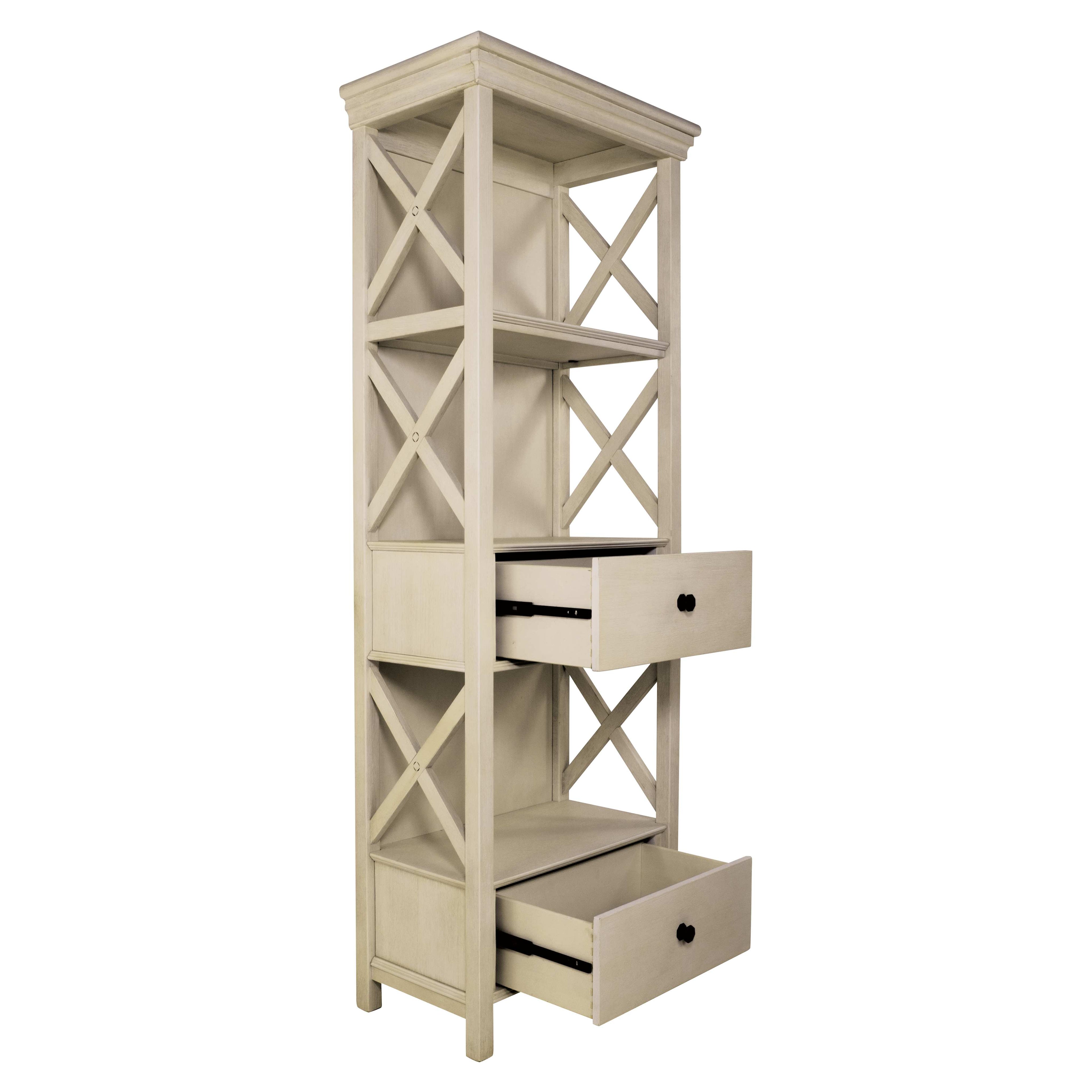 Vitrine Bolanburg - Blanc antique - (D647-76)