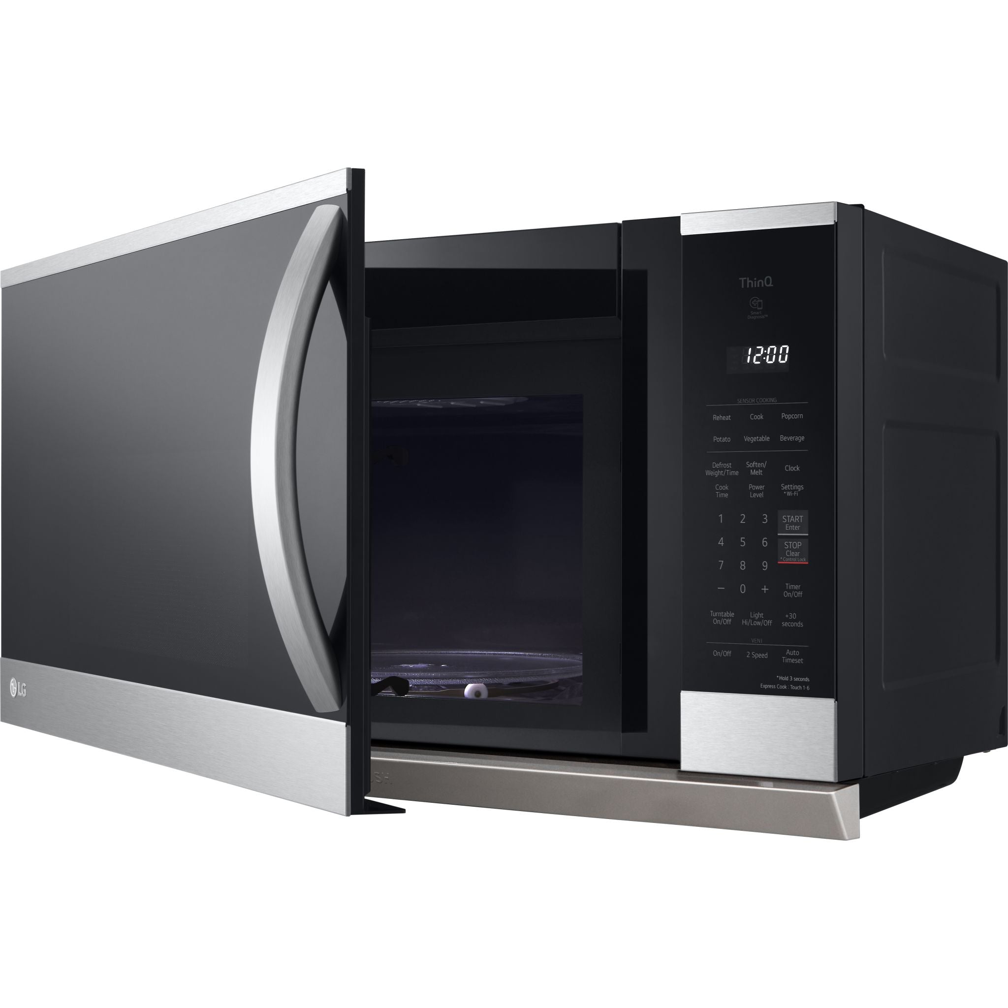 Micro-ondes LG OTR (MVEL2125F) - Acier inoxydable