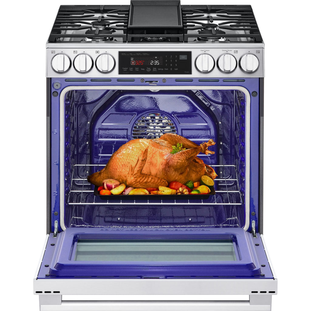 Cuisinière à gaz LG 30 (LSGL6335X) - PrintProof Steel