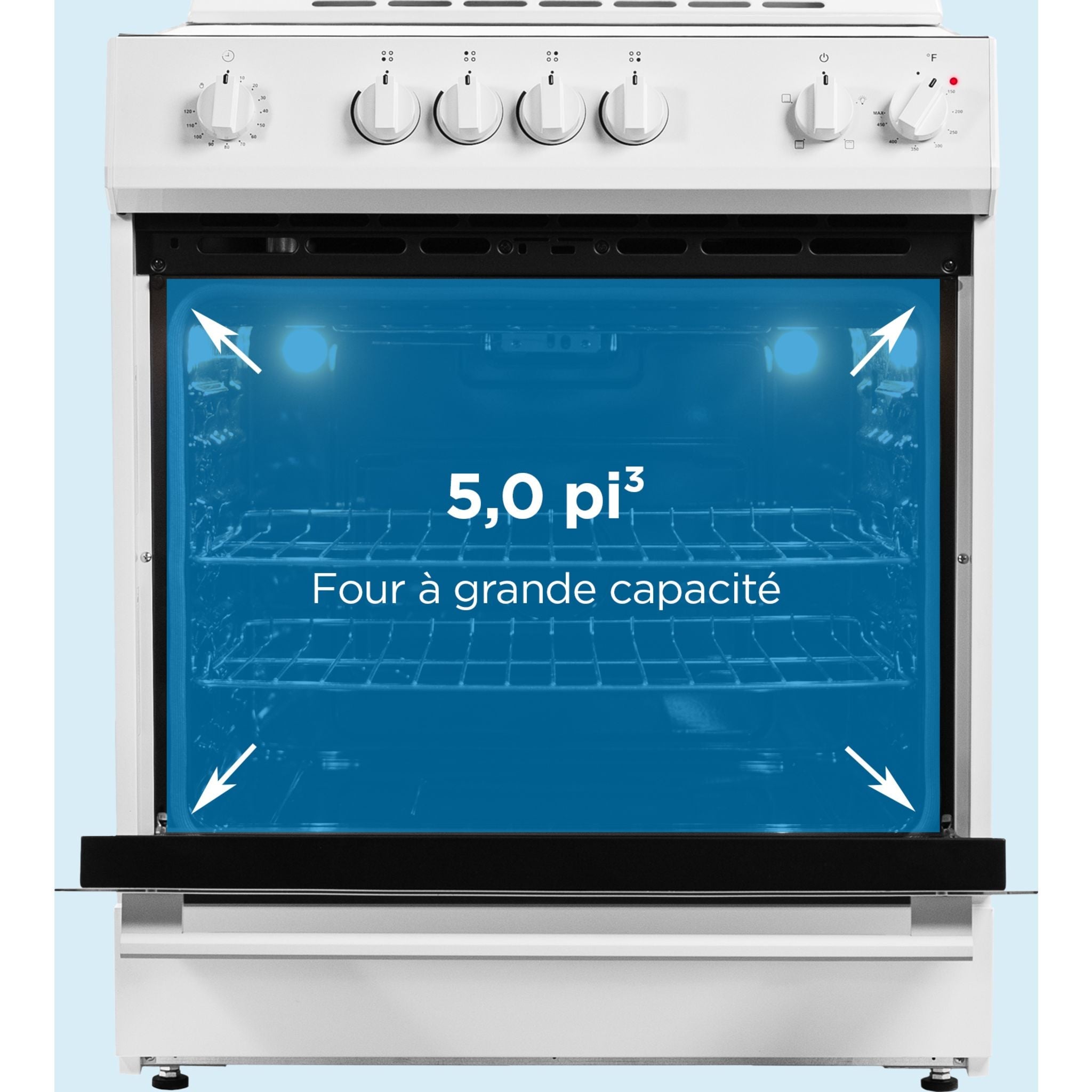 Cuisinière électrique Danby 30 (DRRM300WC) - Blanc