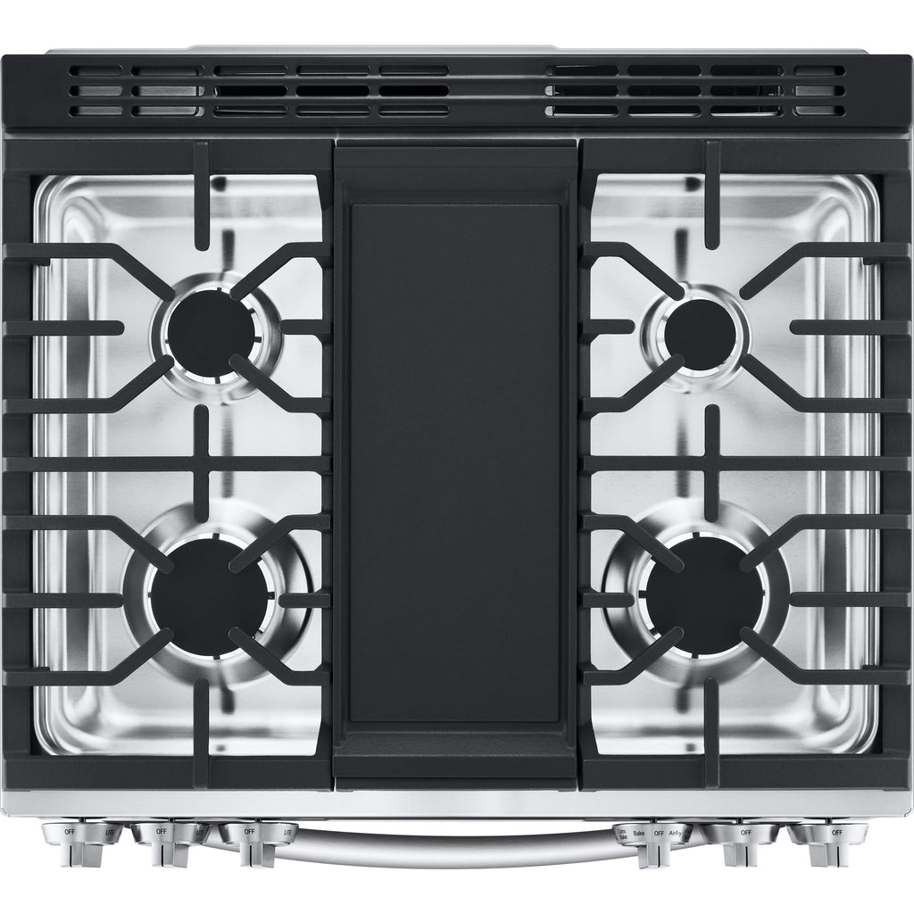 Cuisinière à gaz LG (LSGL6335F) - Acier inoxydable